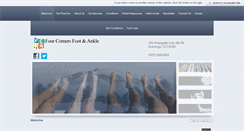 Desktop Screenshot of 4cornersfeet.com